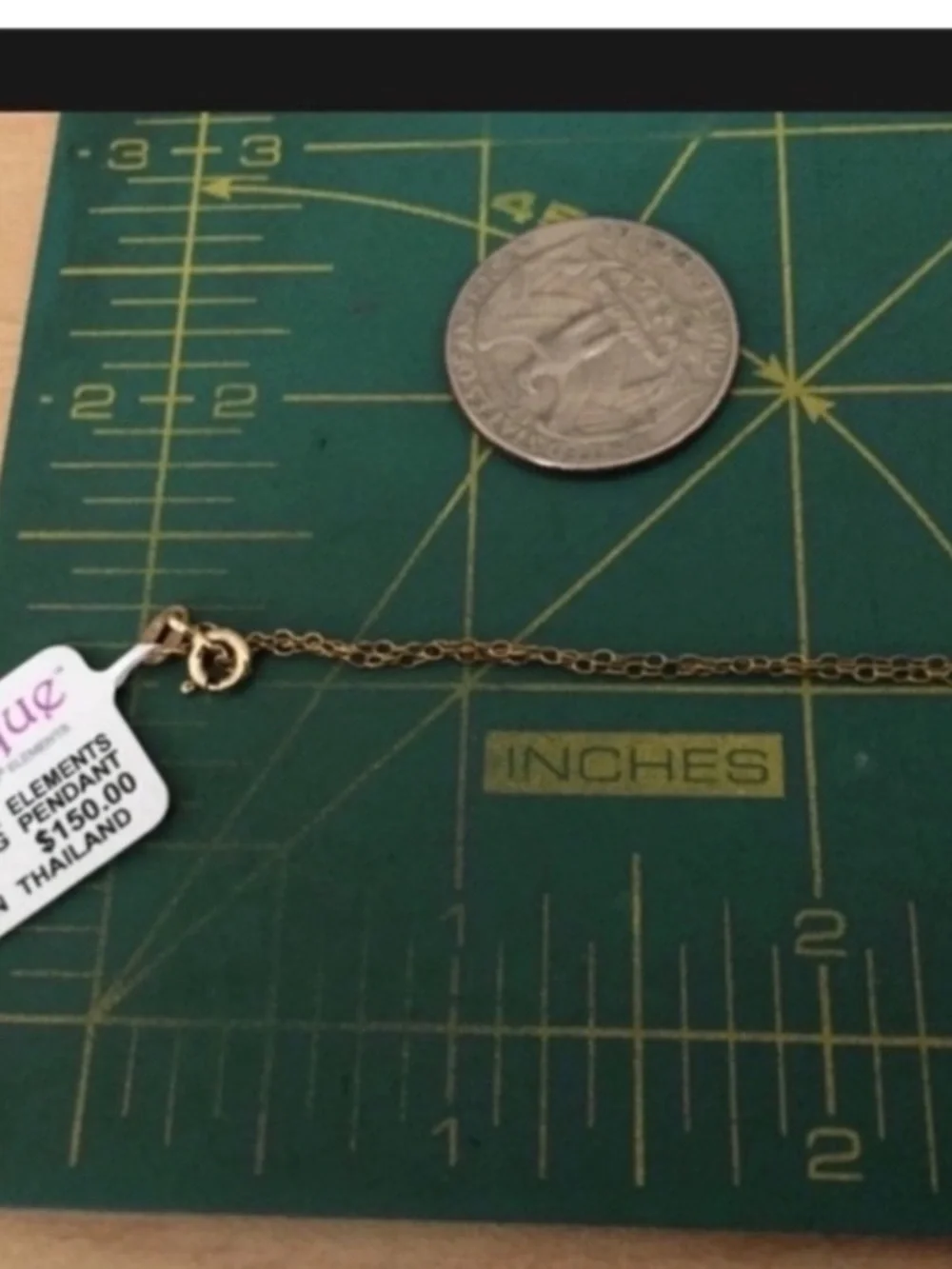 NWT Angel Wing Crystals Gold Wash Sterling Silver Necklace
